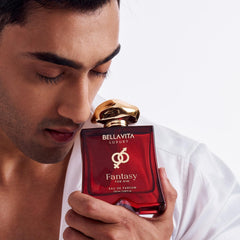 BELLAVITA Fantasy cap detail—premium finish elevates daily fragrance rituals.