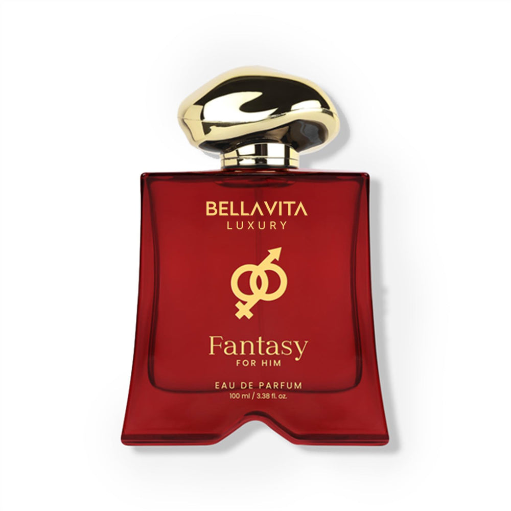 BELLAVITA Fantasy perfume vanilla-note visual—sensual warmth for evening occasions.