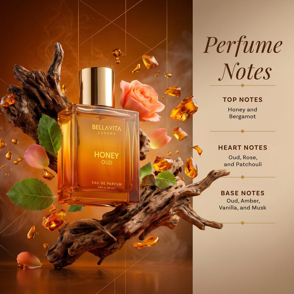 Bellavita Luxury perfume being sprayed on wrist demonstrating application
