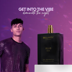 BellaVita KLUB spray application demonstrates easy, even fragrance delivery.