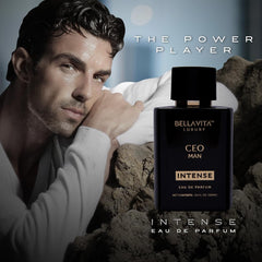 BellaVita Luxury CEO Man INTENSE orchid accords add refined florals for evenings.