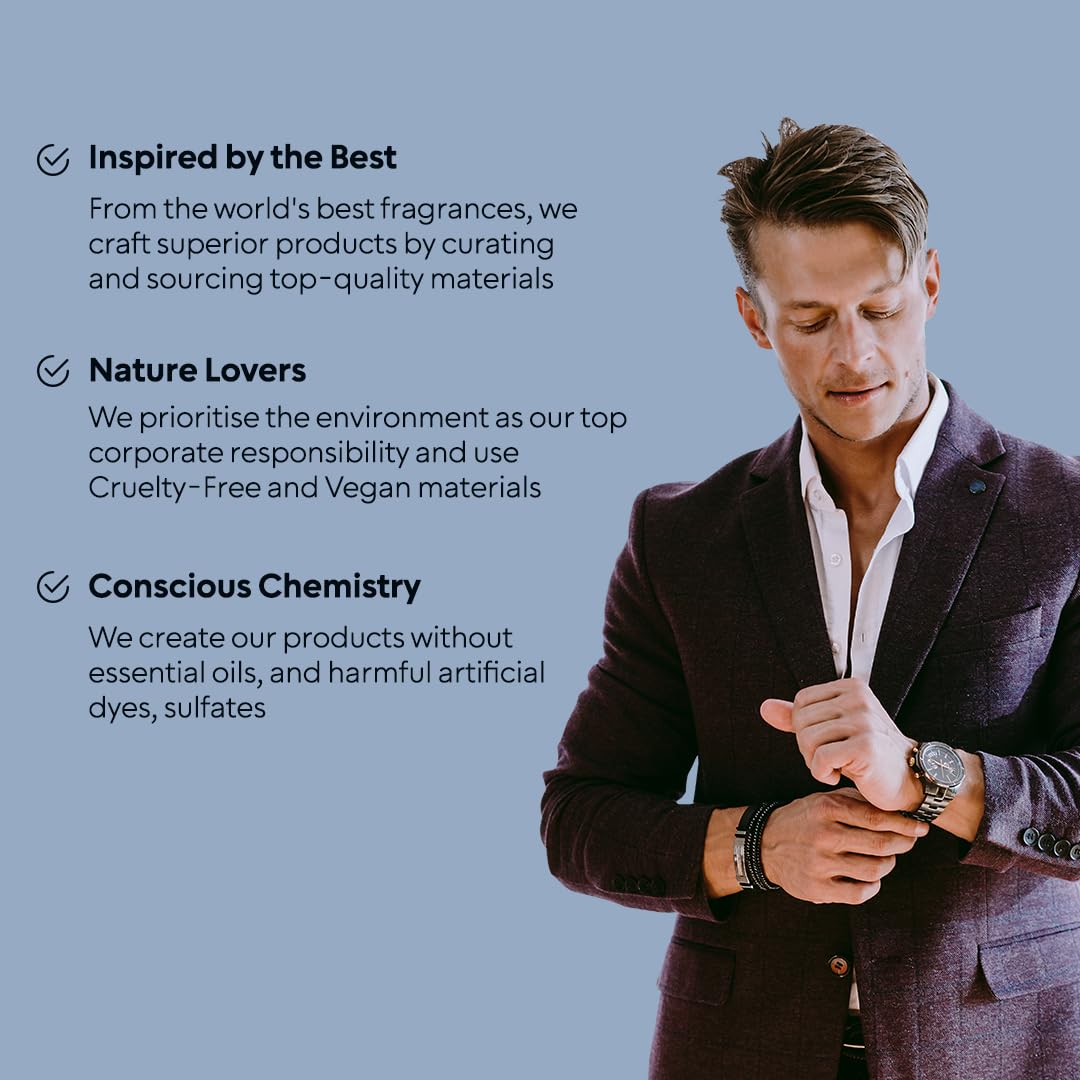 BellaVita Luxury CEO Man INTENSE woody blend enhances masculine sophistication.