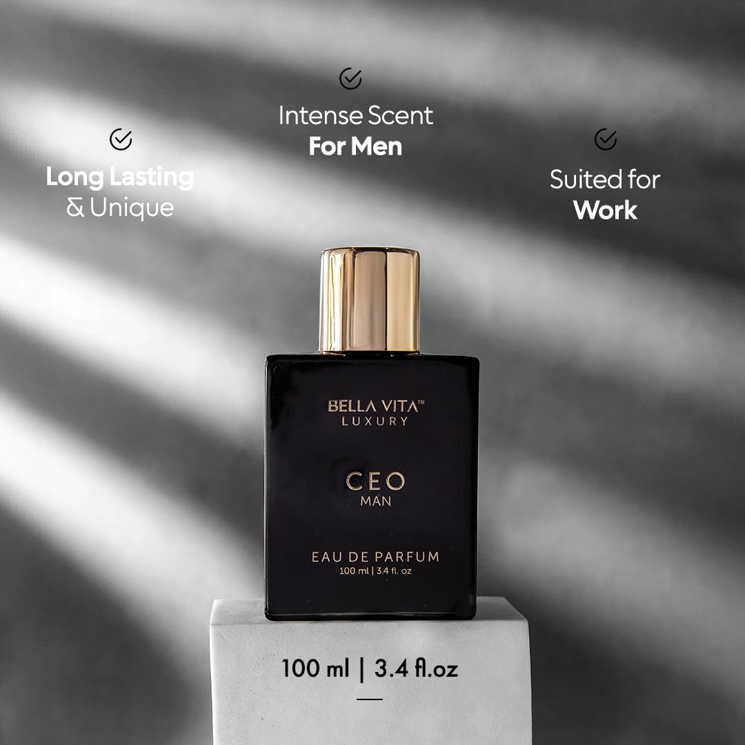 Bella Vita Luxury CEO perfume worn during a citrus-woody ritual