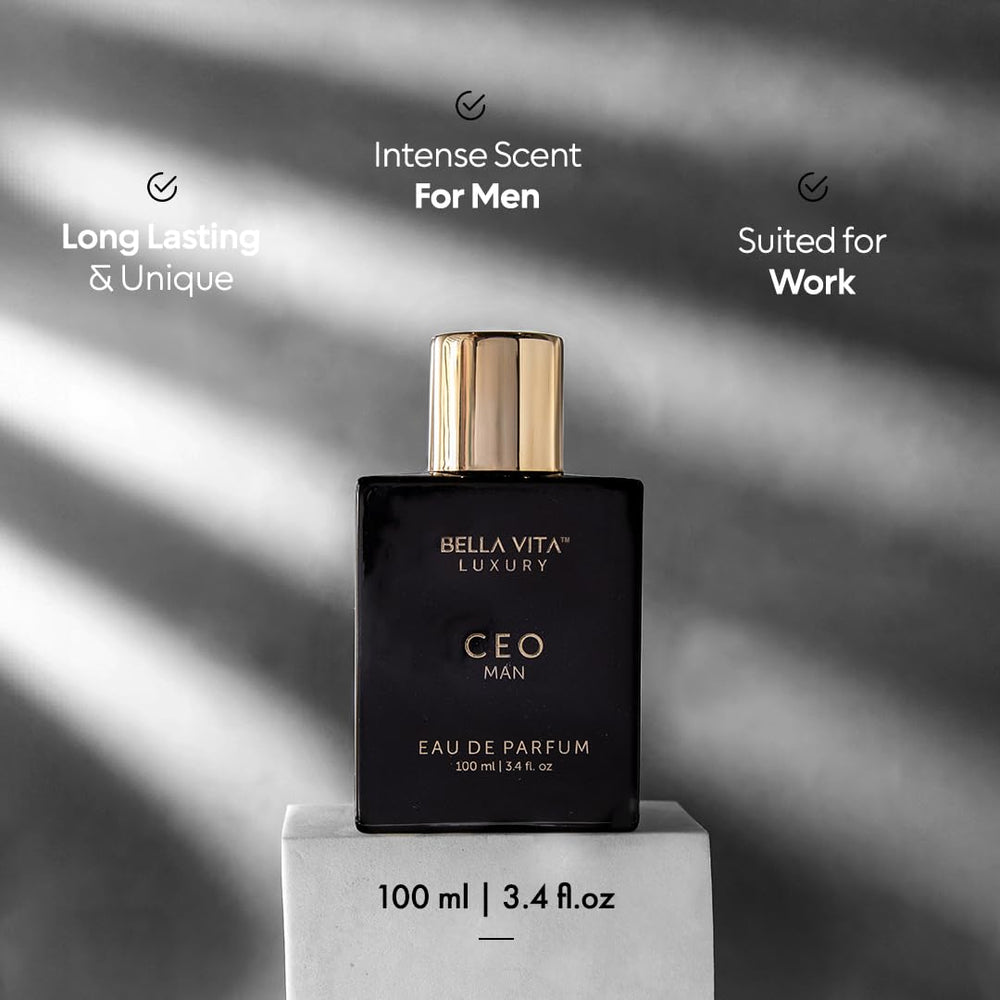 Bella Vita Luxury CEO perfume worn during a citrus-woody ritual