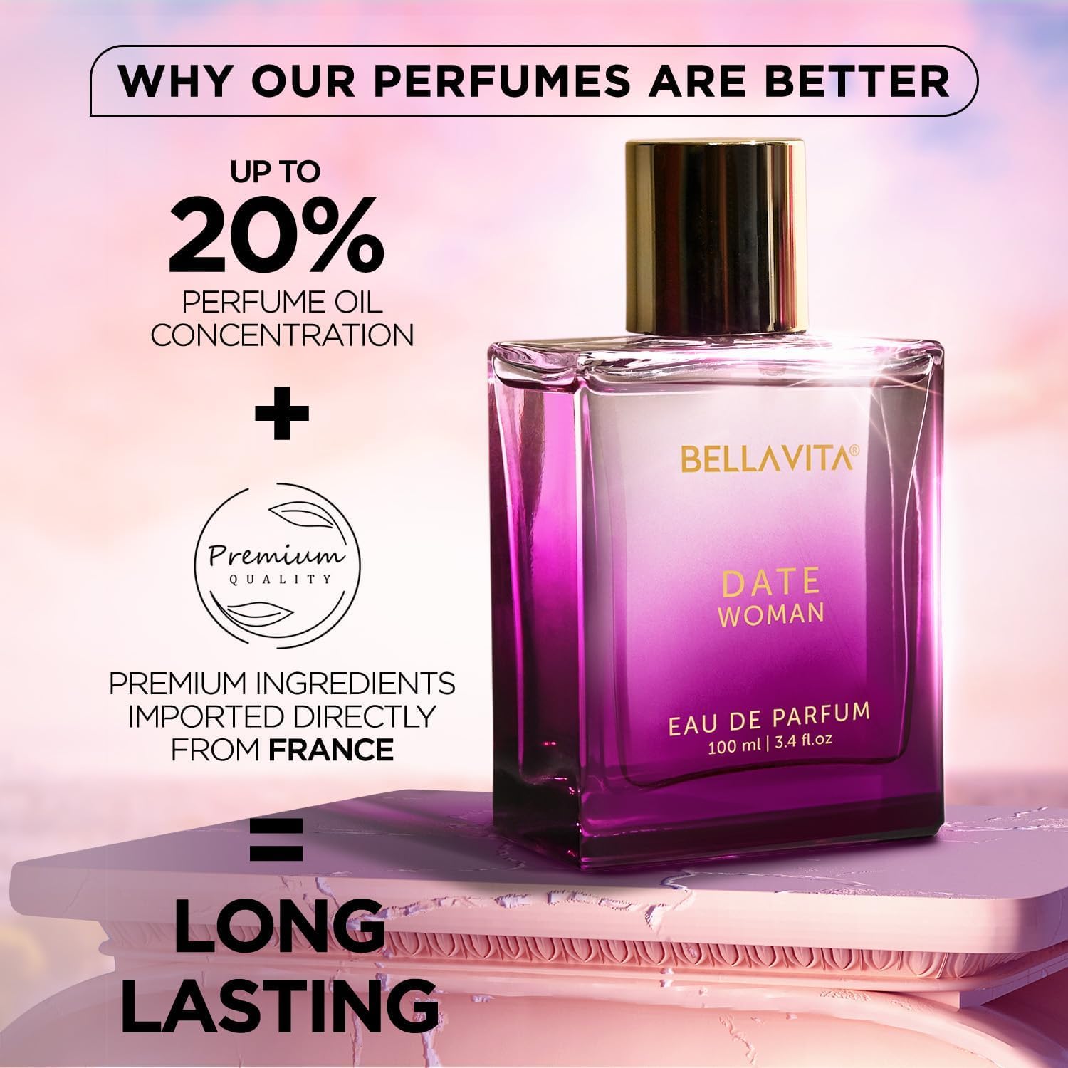 Bella Vita Luxury Date Arabian elegance bottle showcases premium craftsmanship