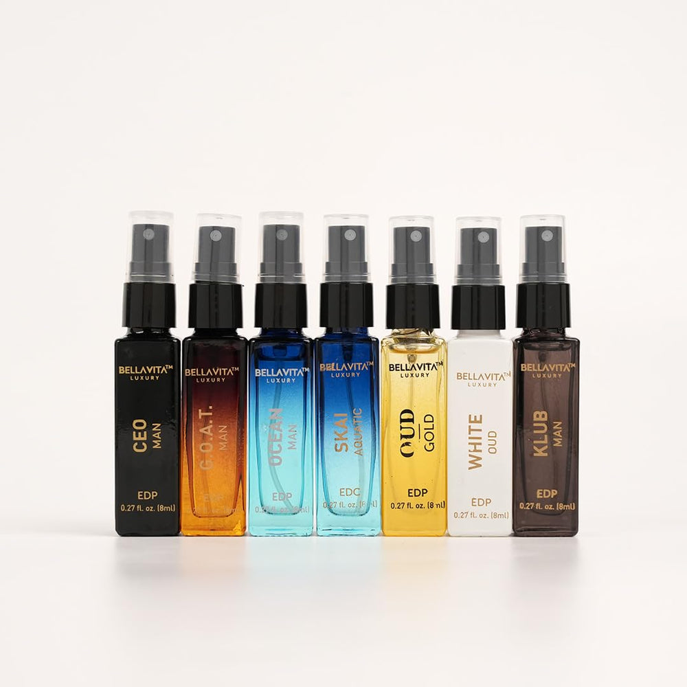 BellaVita Luxury Cruelty-free mini colognes offer guilt-free luxury.