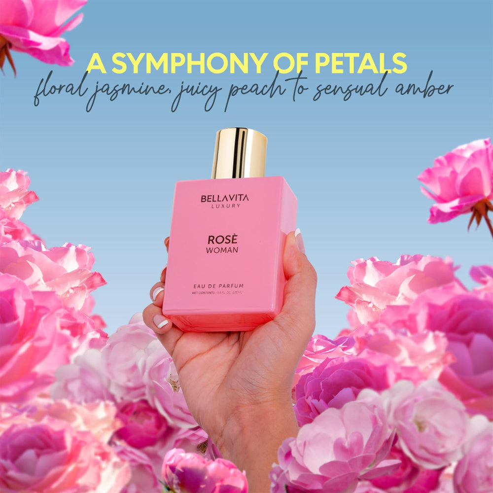 BellaVita Luxury Rose amber-vanilla warmth suits evening wear and cozy moments.
