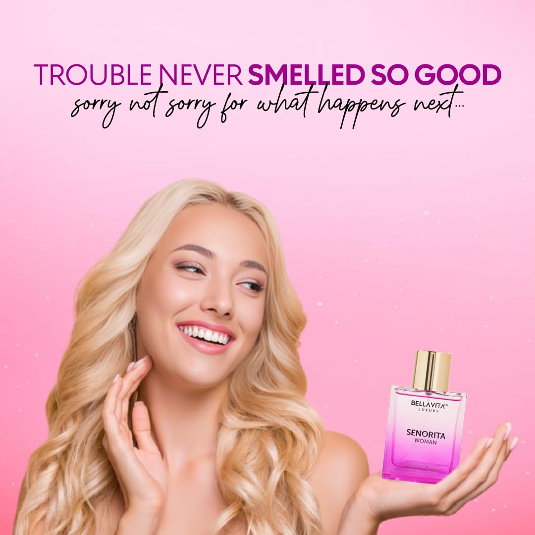 Bella Vita Luxury Senorita base notes musk, amber, mahogany, warmth.