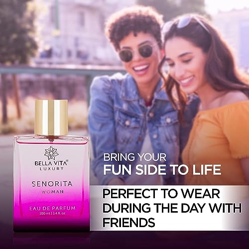 Bella Vita Luxury Senorita ingredients show pomegranate and mint for refreshment.