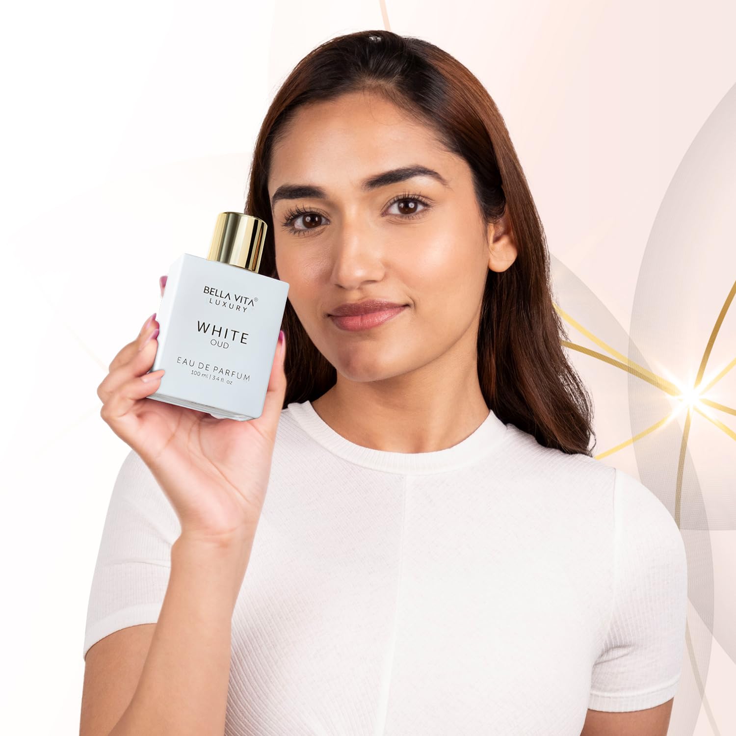 Bella Vita Luxury White Oud packaging box highlighting luxury presentation