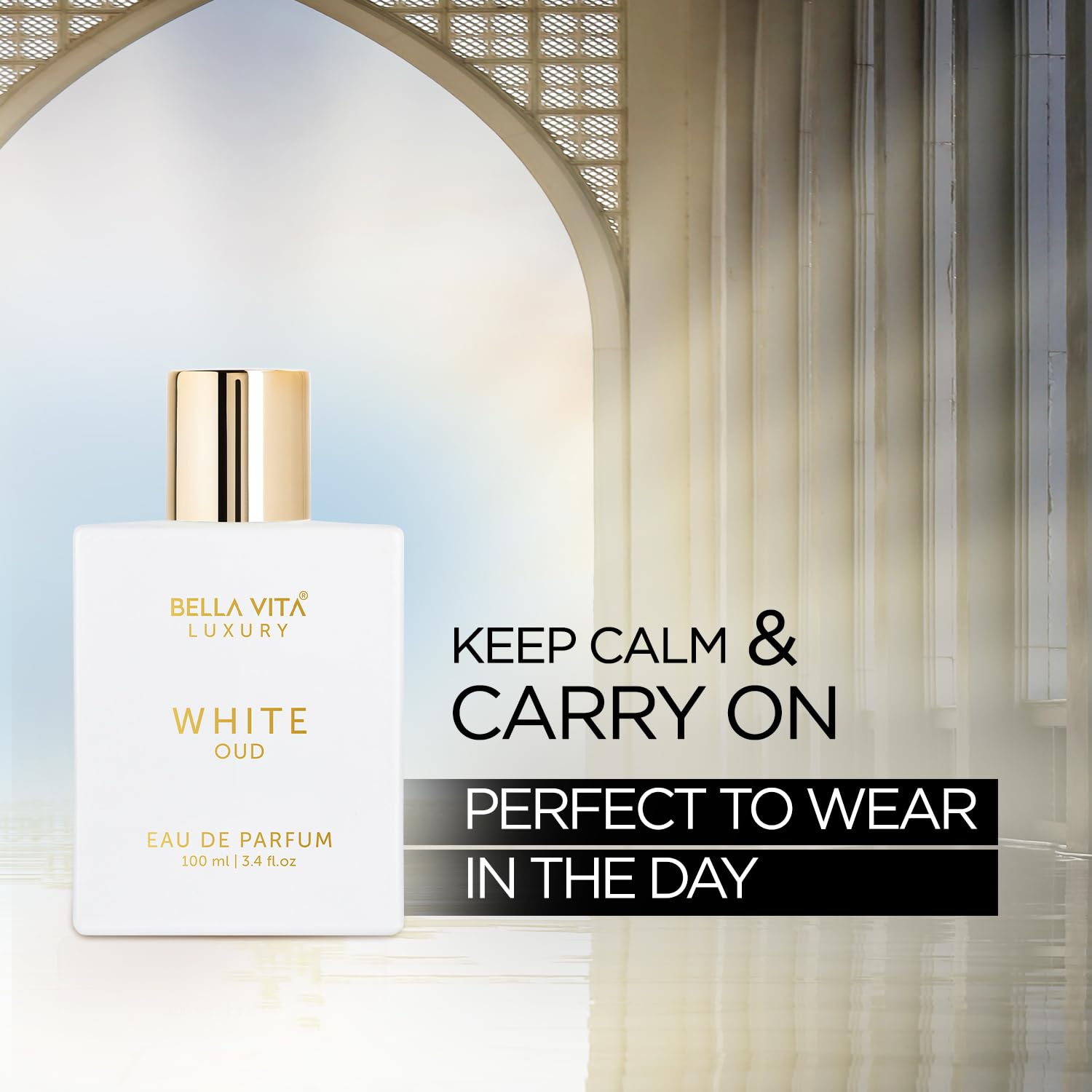 Bella Vita Luxury White Oud vanilla layer on skin delivering soft warmth