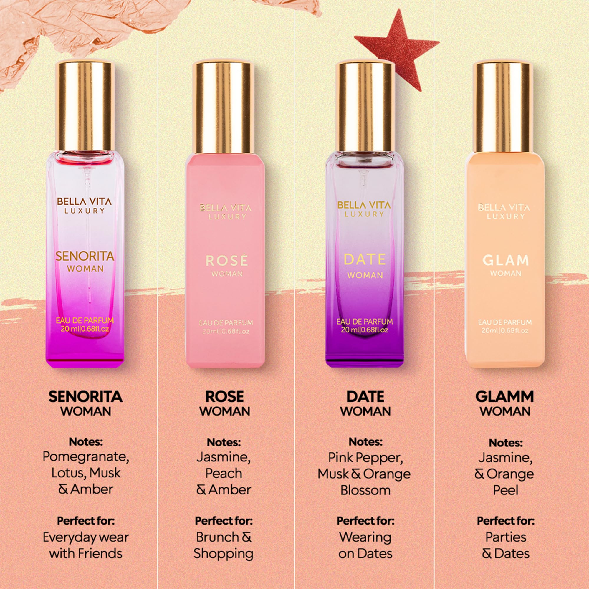 BellaVita Luxury Senorita bottle highlights playful spice for evening outings