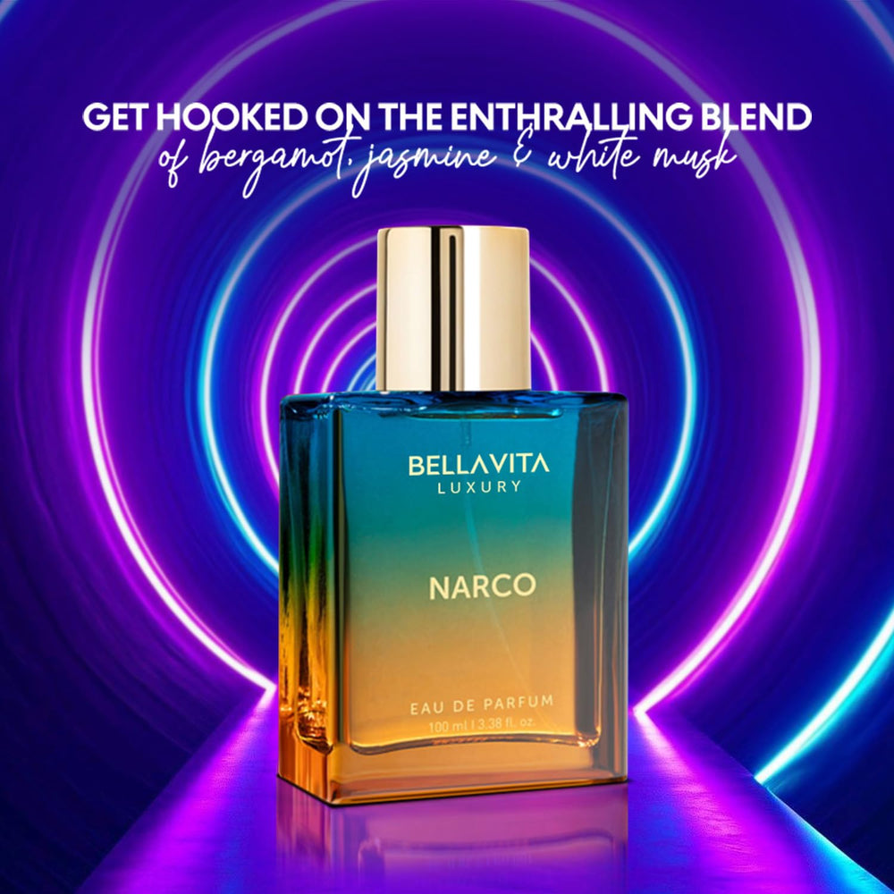 BELLAVITA Narco vanilla base detail showing warm, inviting undernotes.