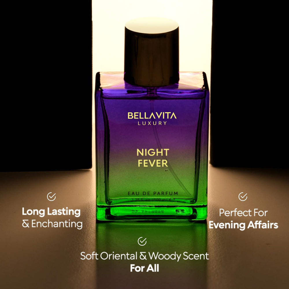 Bellavita Night Fever perfume oil application demonstrates easy layering.