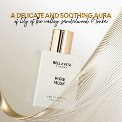 BellaVita Pure Musk travel-size bottle ready for on-the-go touch-ups.
