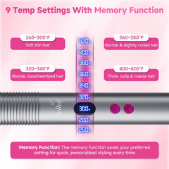 Bellelf dual voltage travel-friendly styling tool for on-the-go sessions