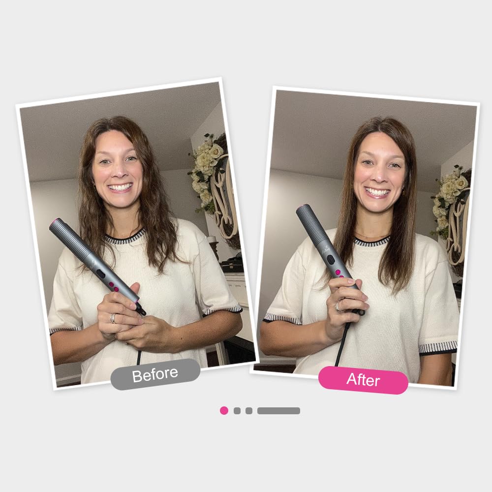 Bellelf negative ions help reduce frizz and boost shine during styling