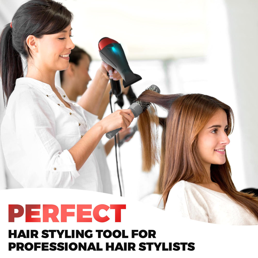Bellforno hair dryer back view highlighting 360 swivel cord and filter