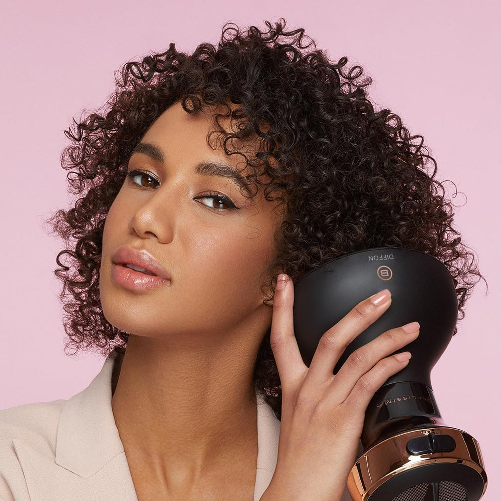 Bellissima Diffon curl booster system speeds drying with gentler heat.