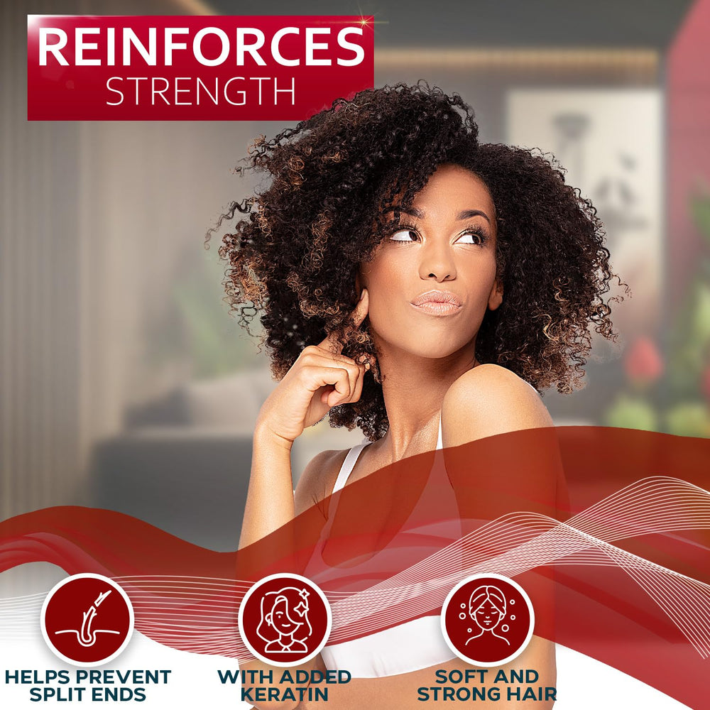 Bellisso frizz-control styling shows smooth, manageable curls