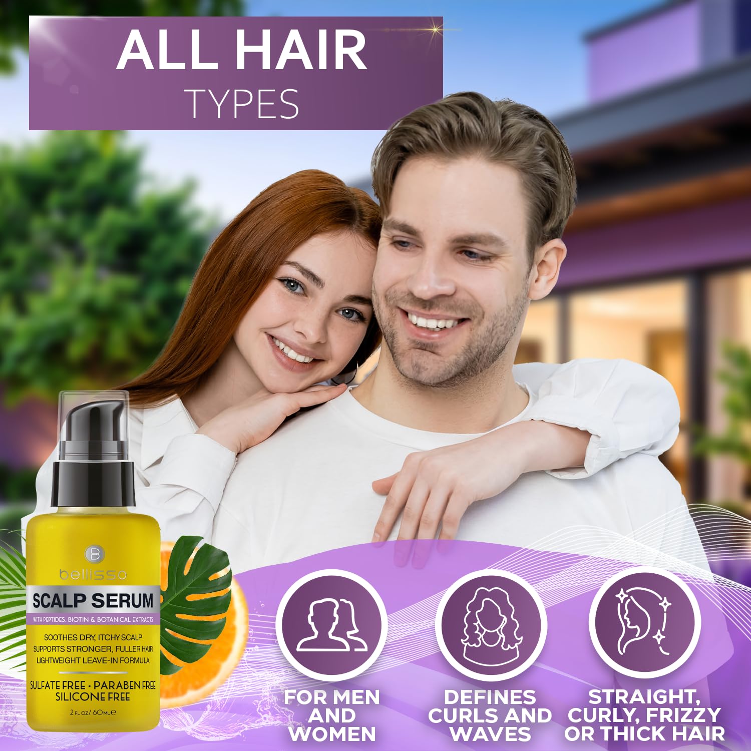 Bellisso Scalp Serum is cruelty-free and sulfate-free for daily use.