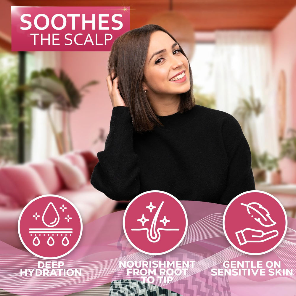 Bellisso sulfate-free label signals paraben-free silicone-free scalp-friendly formula.