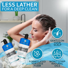Bellisso sulfate-free label emphasizes gentle cleansing without harsh foaming.