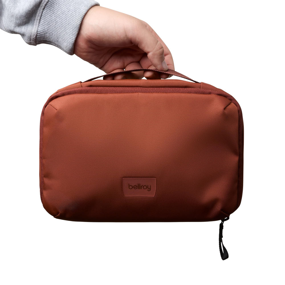 Bellroy Hanging Toiletry Kit aluminum hook for hanging over doors