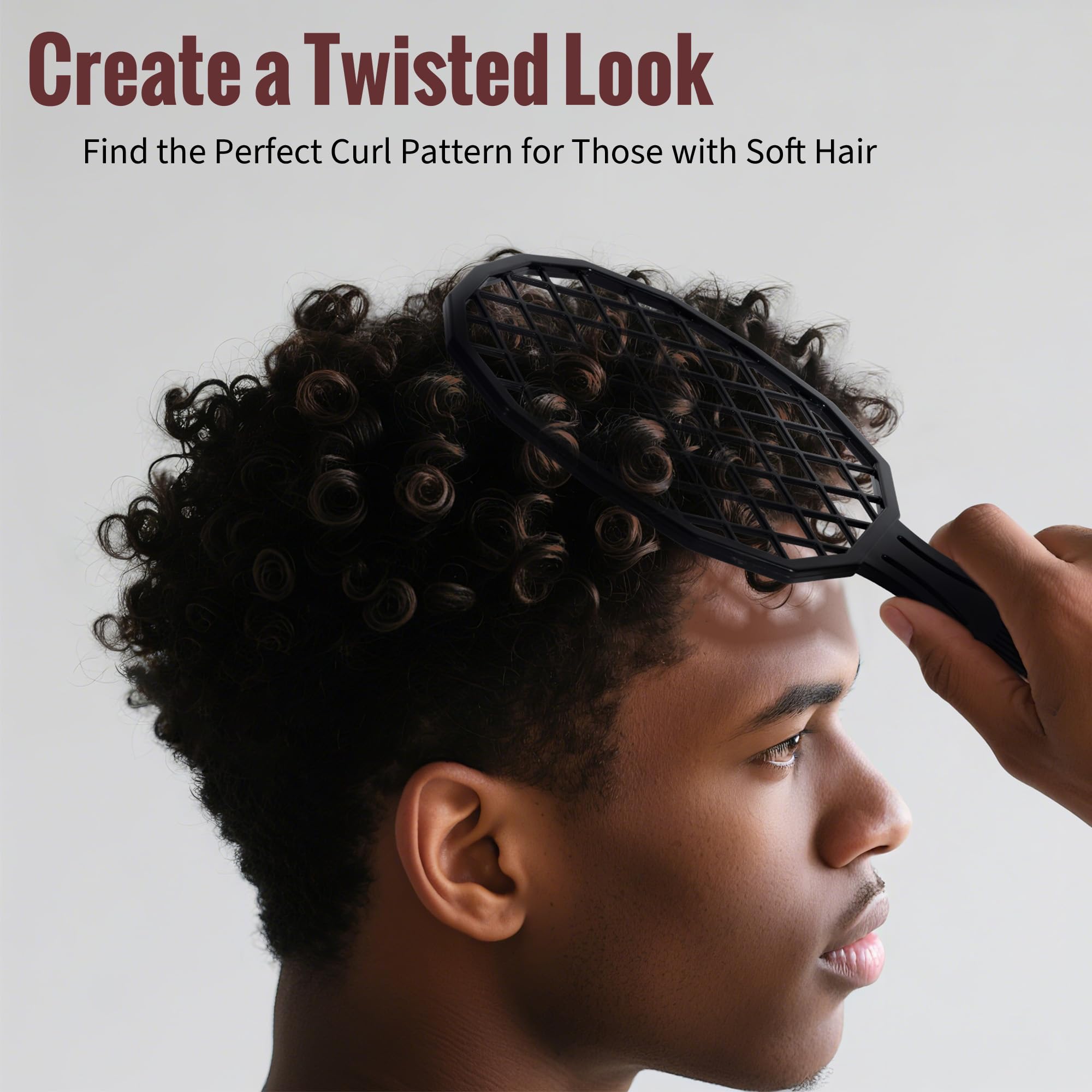 Belongtous twist kit with sponge and comb for versatile at-home styling.