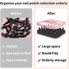 Beloving clear PVC organizer shows contents clearly for quick selection.