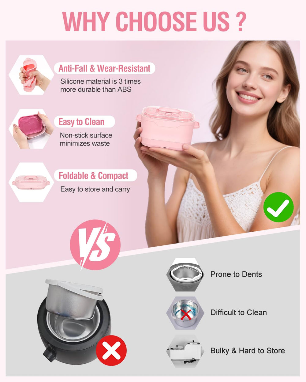 Beloving electric wax warmer with PTC heating illustrates fast, even melting for beginners.