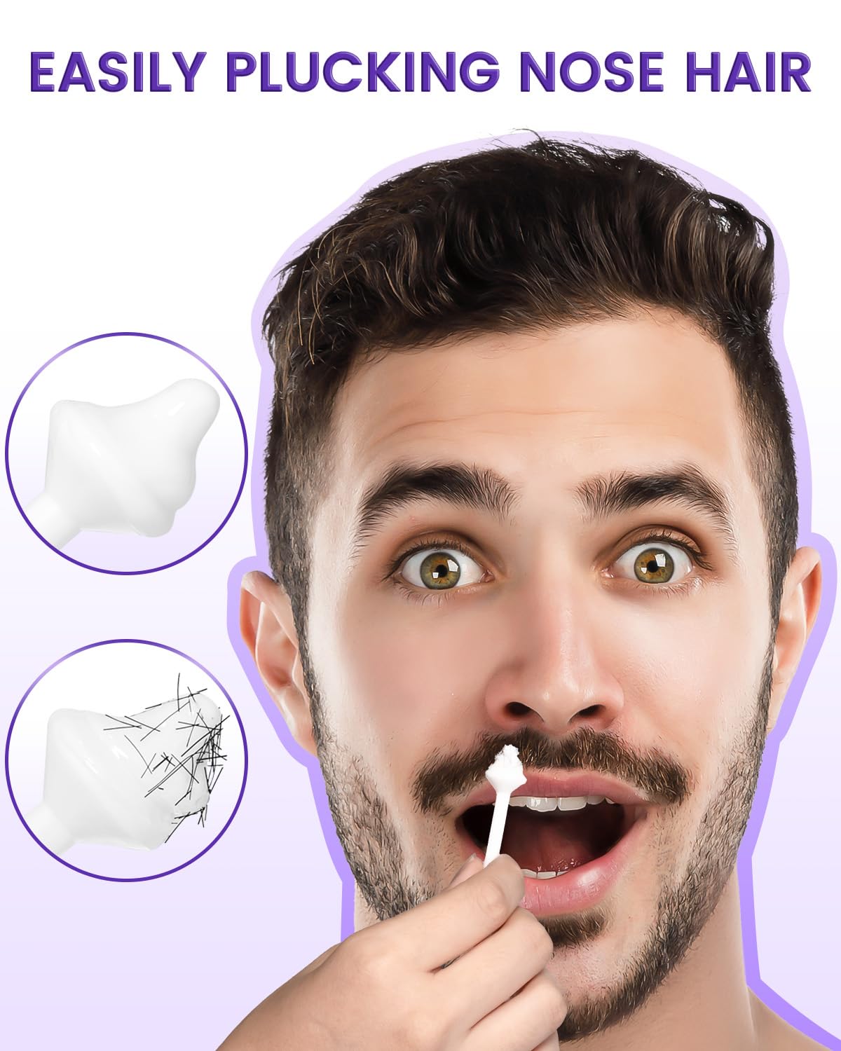 Beloving nose sticks for hygienic, targeted hair removal around the nose.