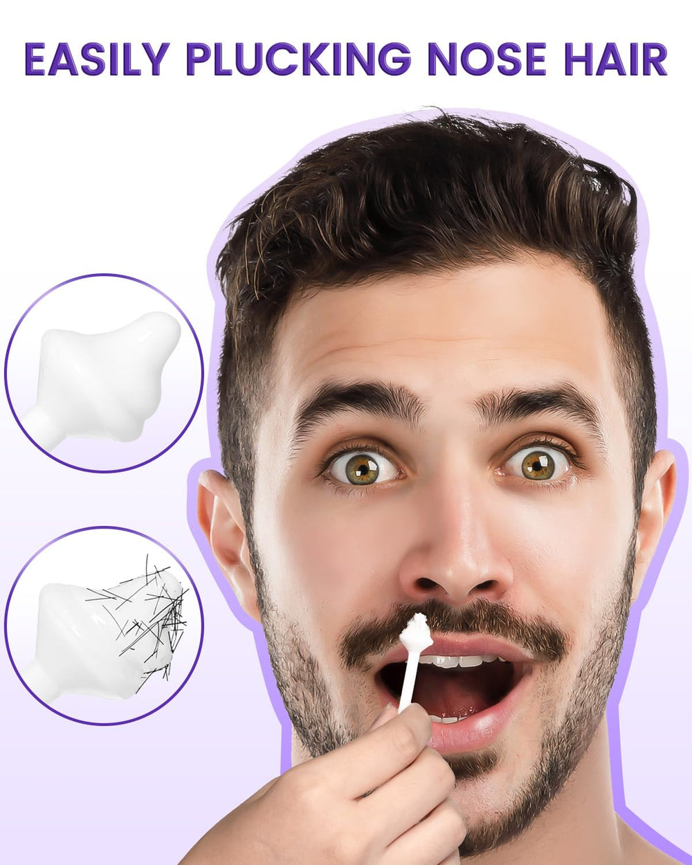 Beloving nose sticks for hygienic, targeted hair removal around the nose.