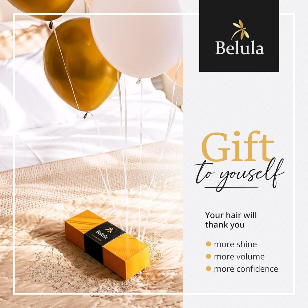 Belula Boar Bristle Brush in use showing scalp massage and improved circulation.