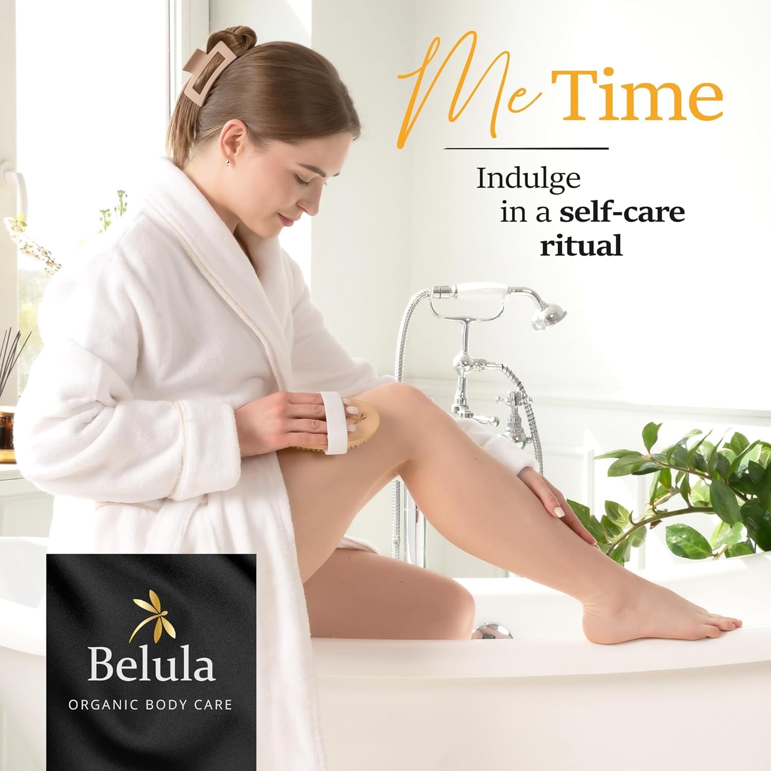 Belula exfoliating face brush provides gentle exfoliation for brighter, even skin tone.