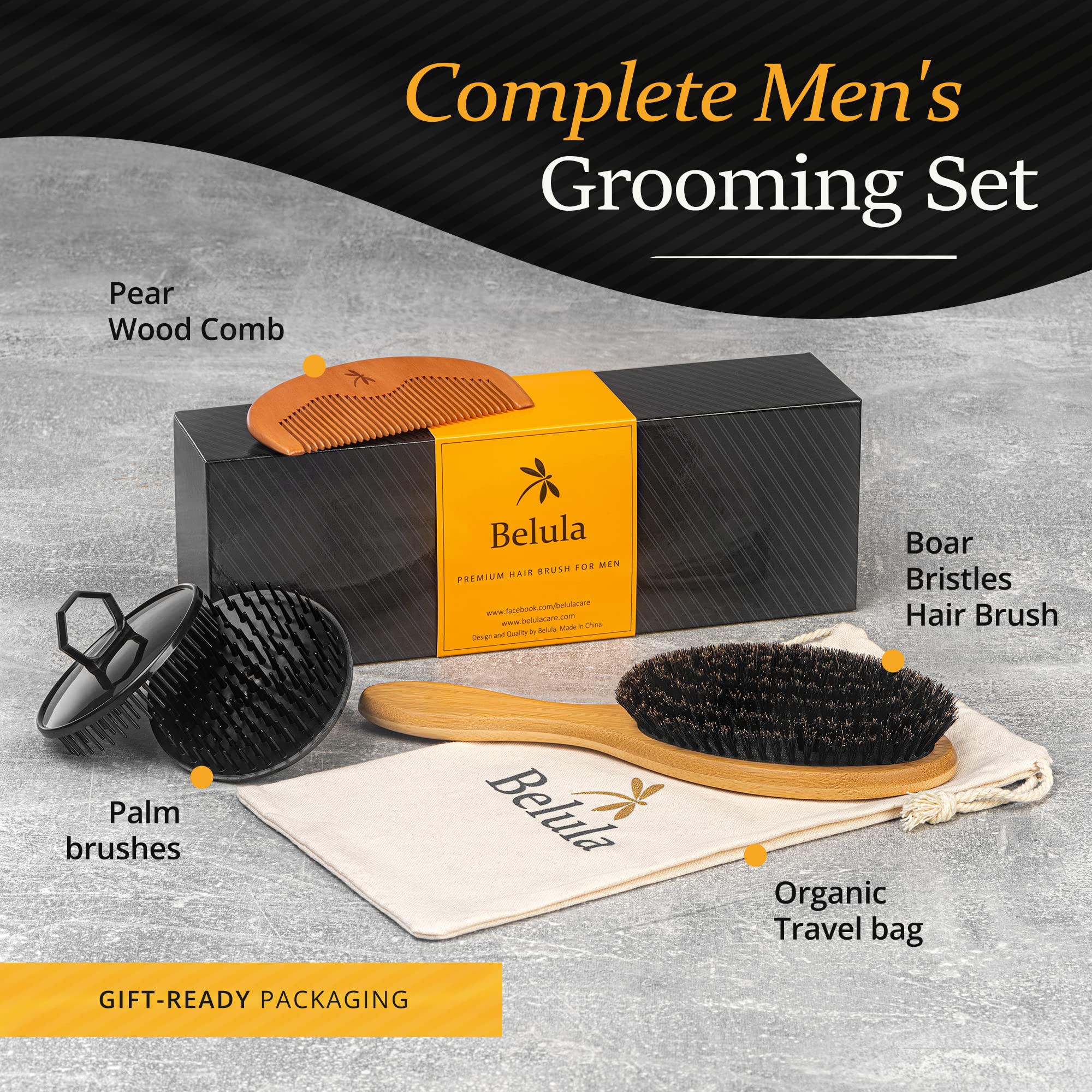 Belula bamboo and natural rubber brushes highlight sustainable materials