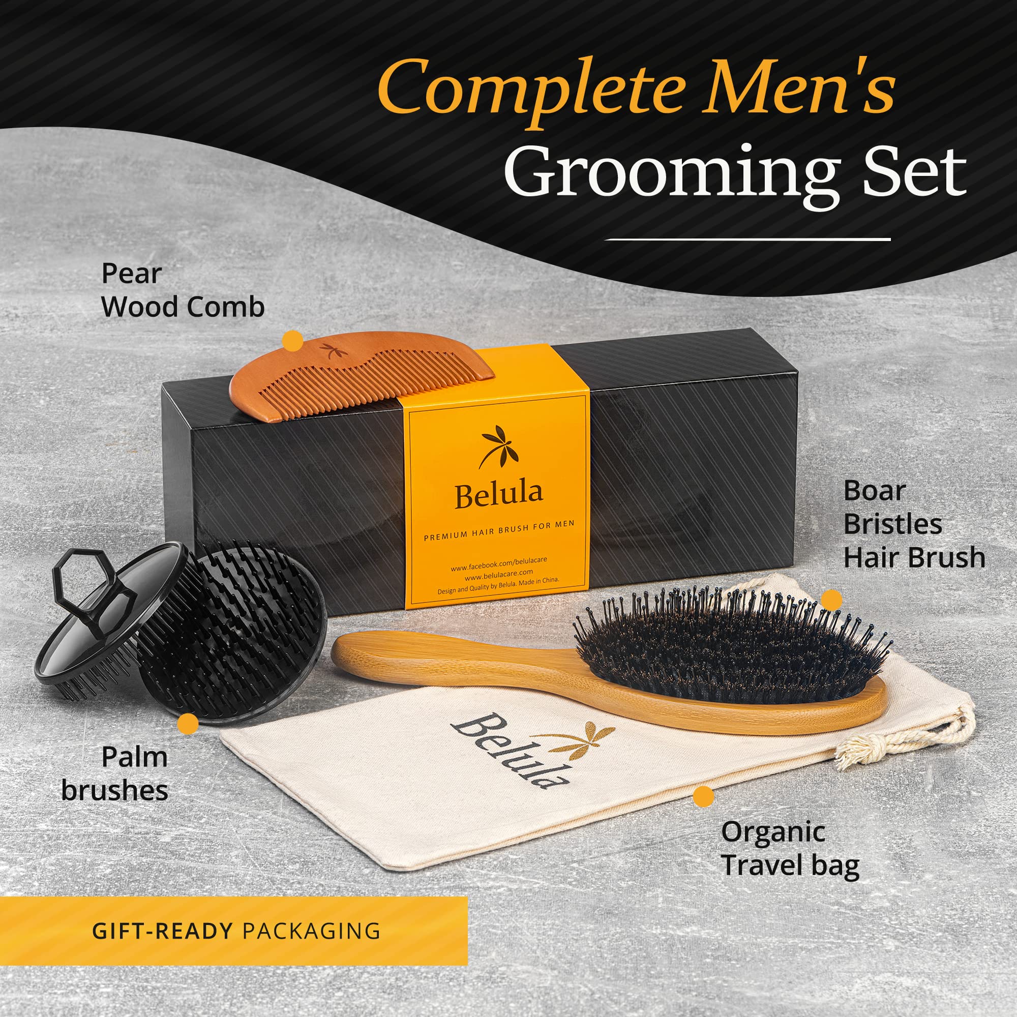 Belula scalp massage brush for relaxing routine