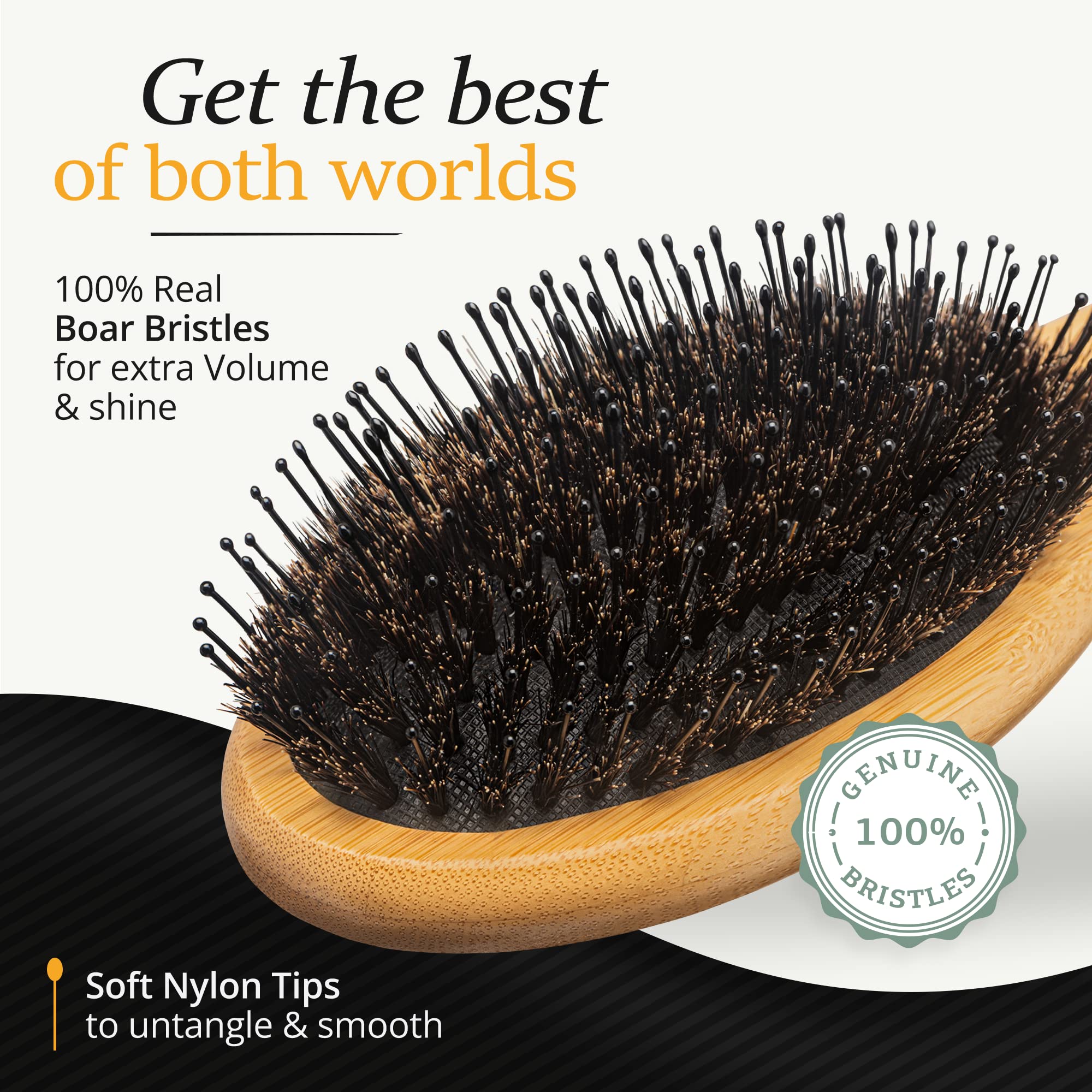 Belula wooden comb close-up for knot-free detangling