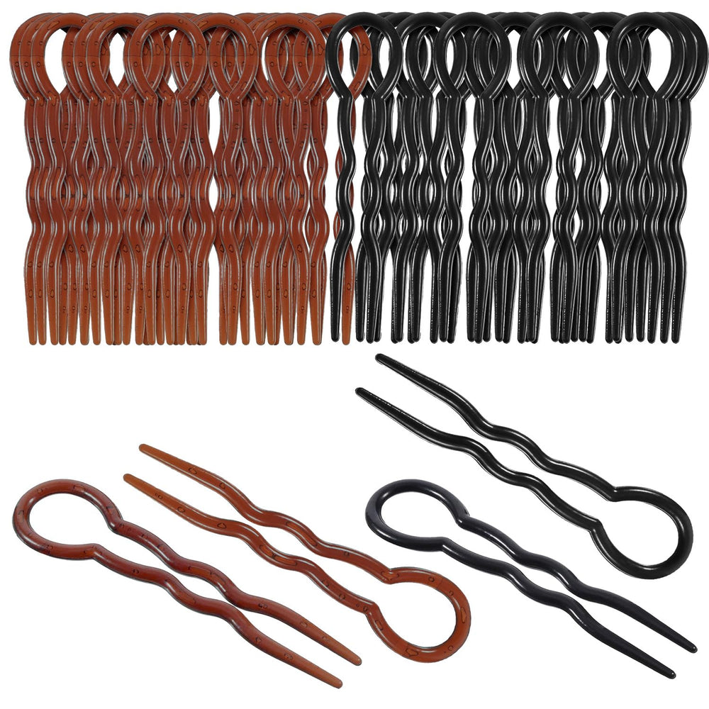 Bememo 20-pcs grip hair pins pack for versatile updos