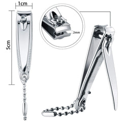 Bememo fingernail clippers closeup with precise cutting edge