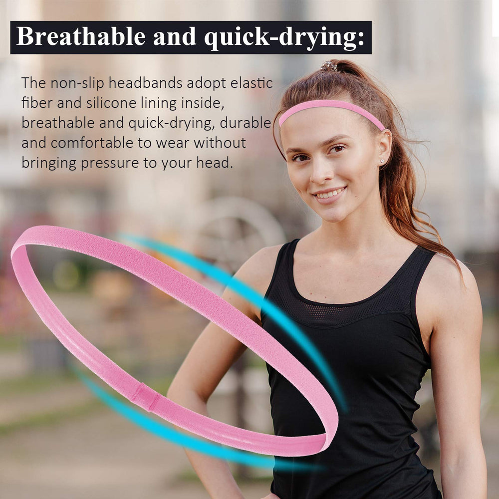Closeup of Bememo elastic headband texture showing stretch and comfort.