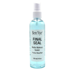 Ben Nye Final Seal spray over makeup provides smudge resistance and refreshed look.