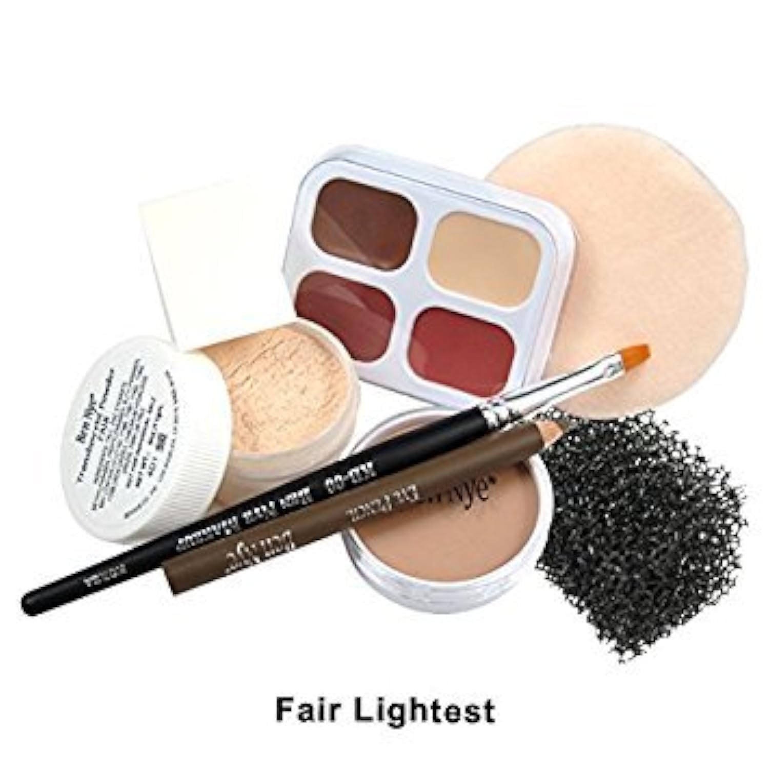 Ben Nye Theatrical Creme Personal Kit spatula demonstrates precise application for blendable color.