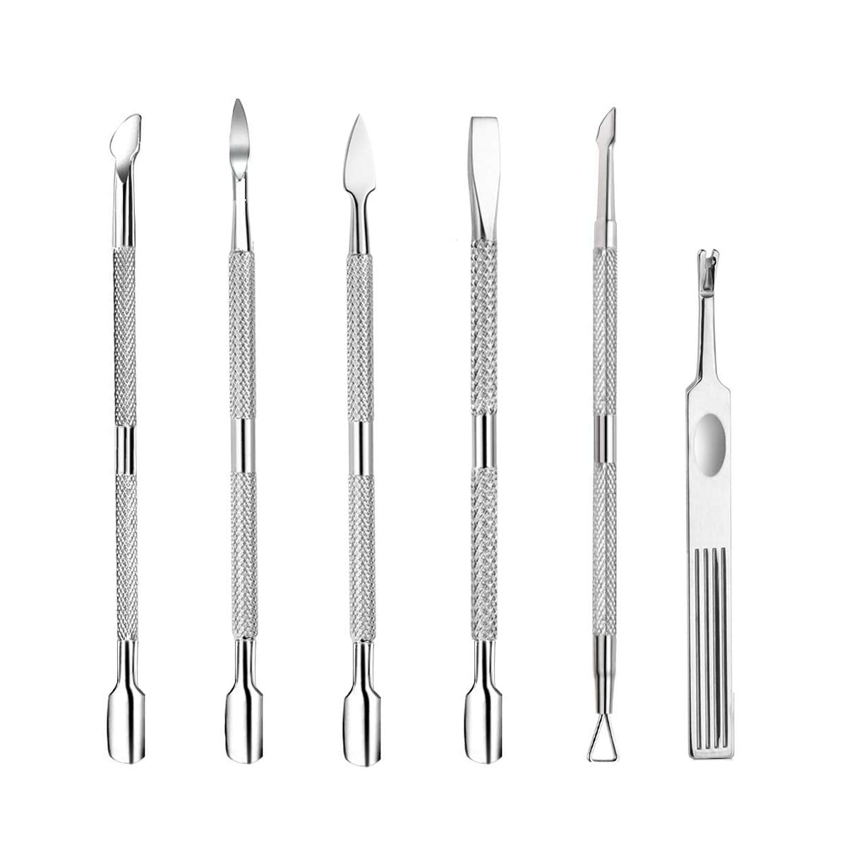 Benbeno cuticle-pusher set in travel pouch for convenient nail care on the go.