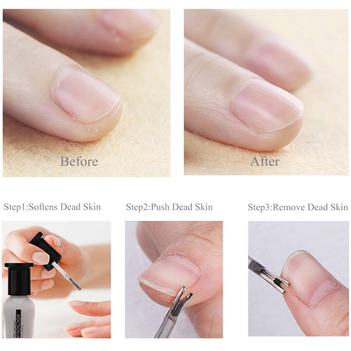 Benbeno nail-bed prep tools help prep nails and clean crevices for neat nail art.