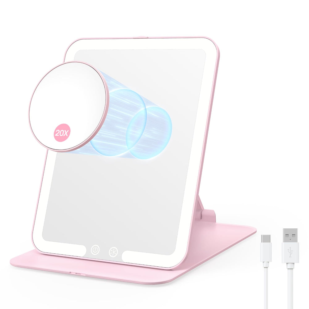 Benbilry foldable travel mirror front view improves makeup precision on the go
