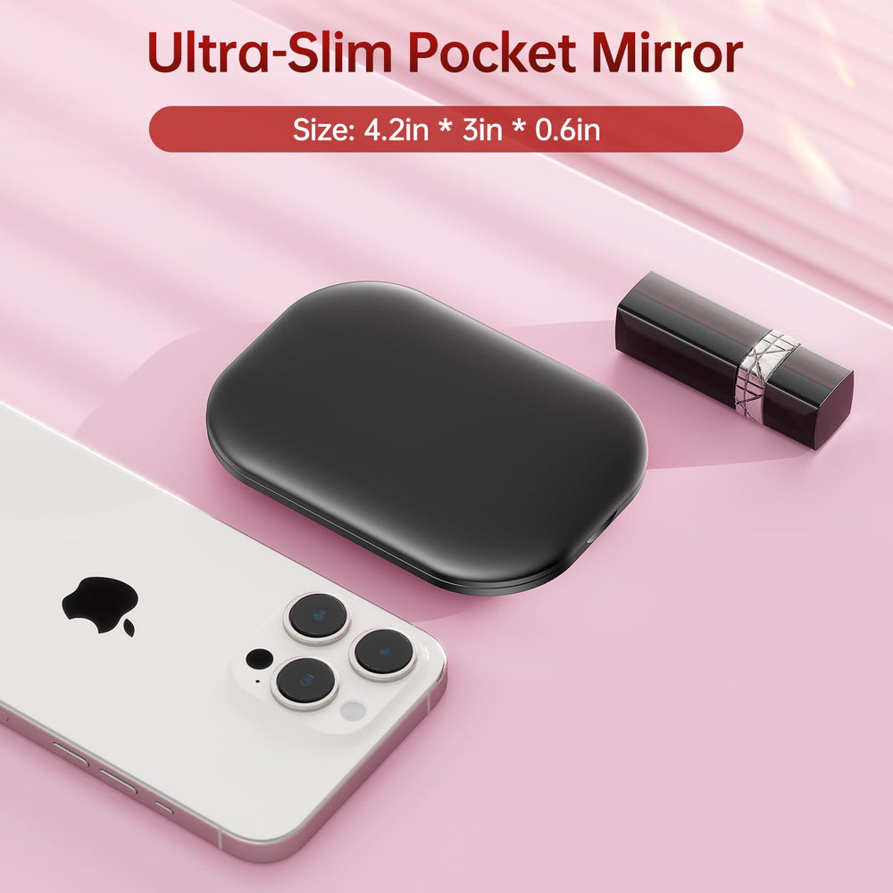 Benbilry mirror with 1x magnification for quick facial grooming checks