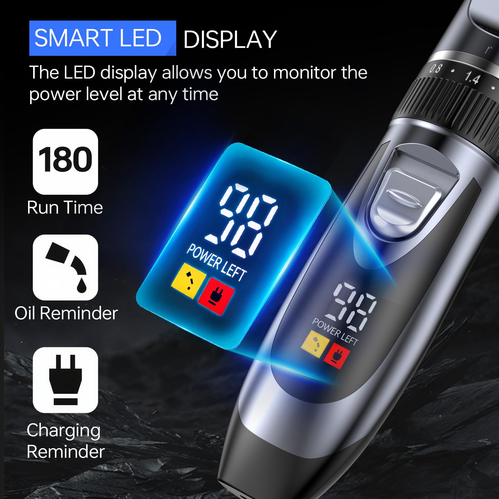 Benbodes titanium fixed blade and ceramic movable blade provide pro-grade precision