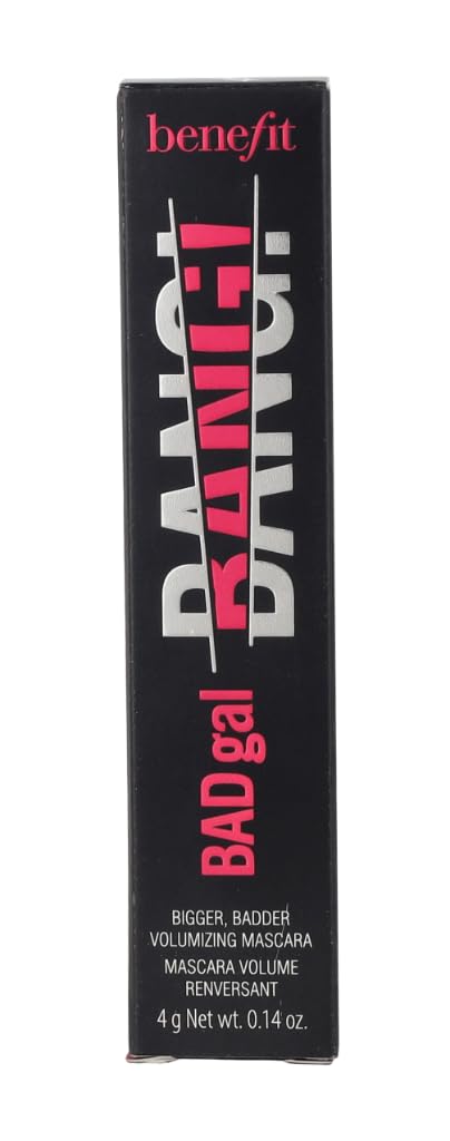 Benefit BADgal Bang Mascara Mini 360-brush close-up reveals corner-to-corner lash reach