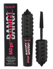 Benefit BADgal Bang Mascara Mini wand-application demonstrates dramatic volume from root to tip